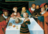 Feast of Herod. Cranach, Lucas, 1472-1553